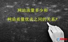 seo網(wǎng)站推廣公司：網(wǎng)站流量多少和網(wǎng)站質(zhì)量優(yōu)劣之間的關(guān)系?